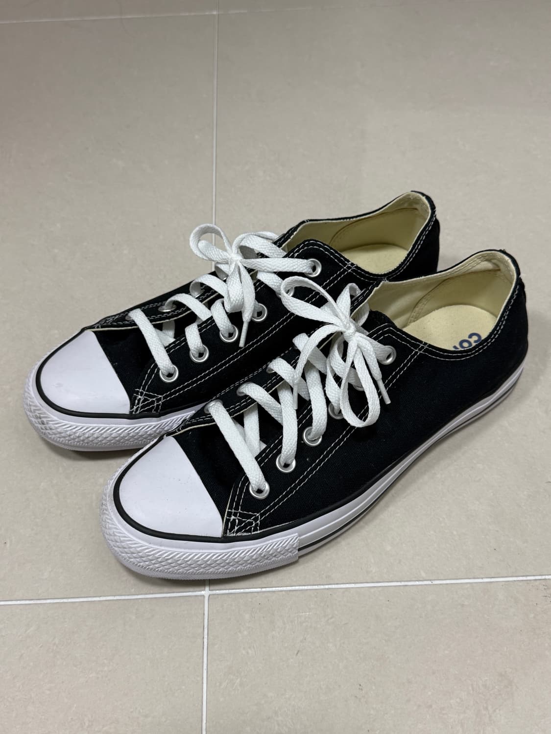 컨버스 척테일러 올스타 로우 블랙 260 새상품 상품이미지1