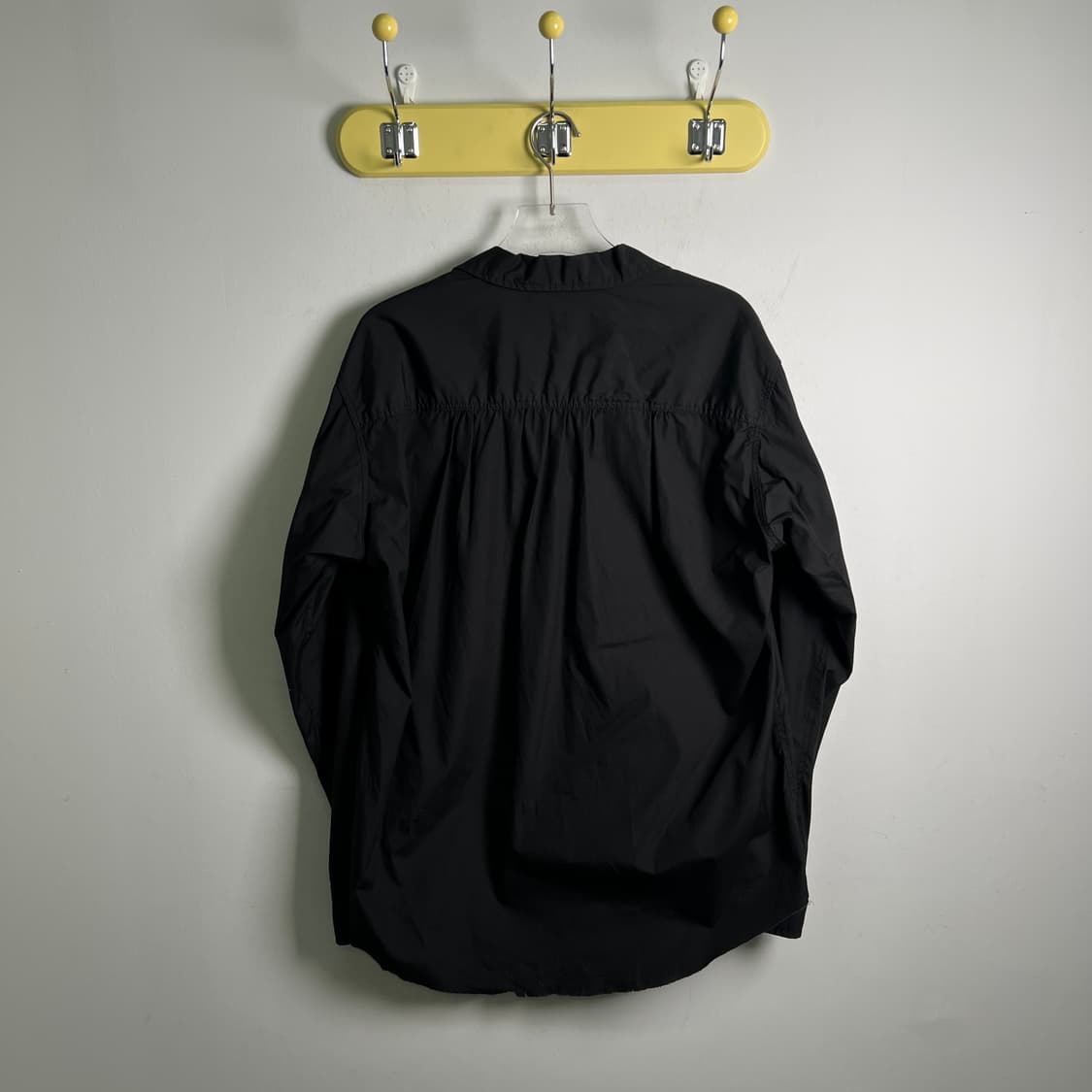 sulvam 설밤 브로드 컷오프 오픈 칼라 셔츠 M 상품이미지3