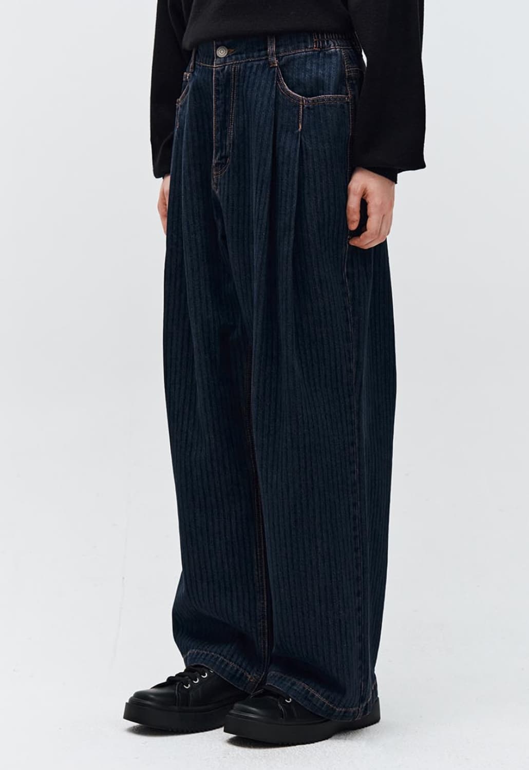 지오송지오 웨스턴 헤링본 데님 82사이즈(32) 상품이미지6