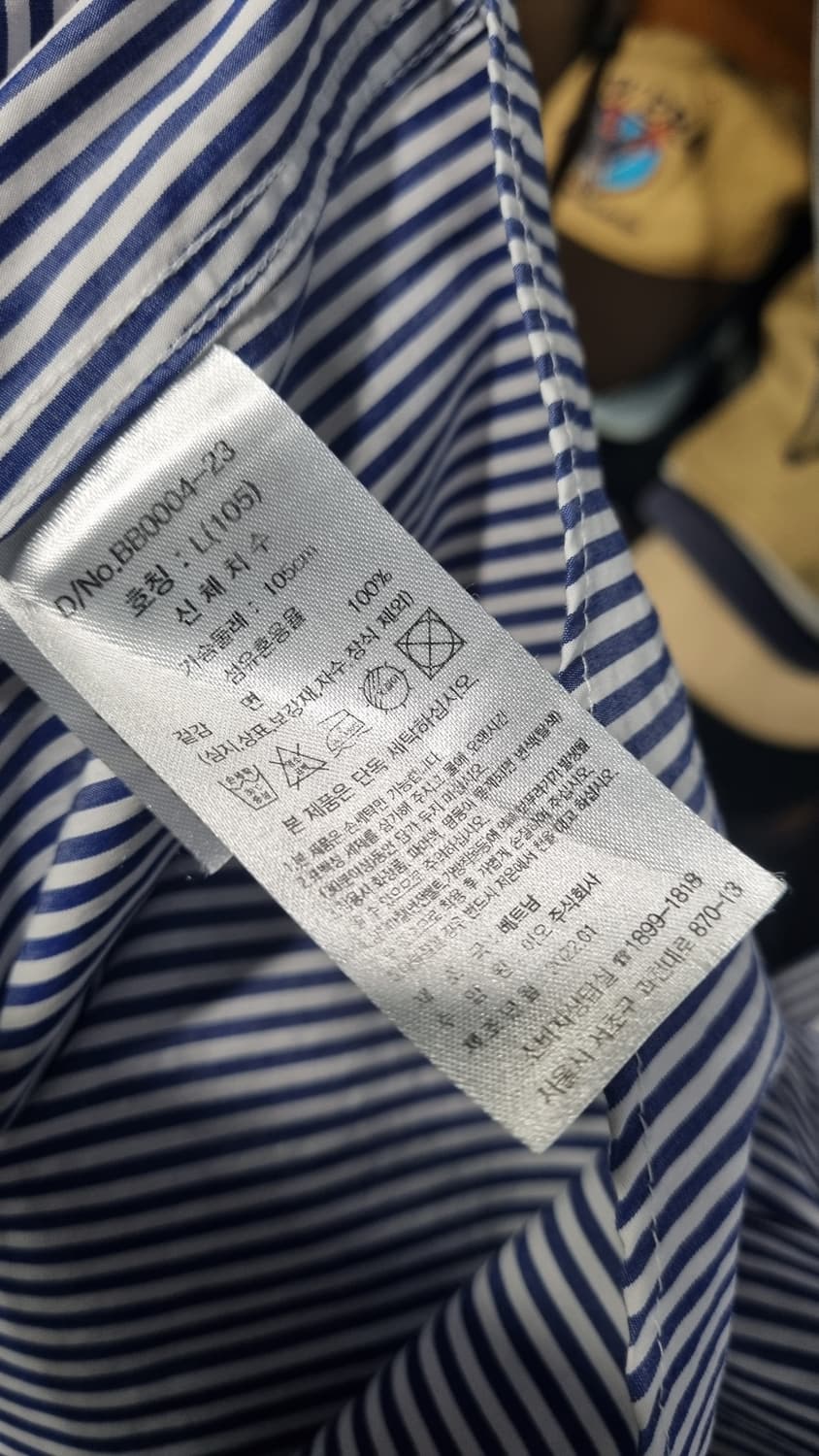 Brooks Brothers)) 스트라이프 셔츠 (국내 105사이즈) 상품이미지5