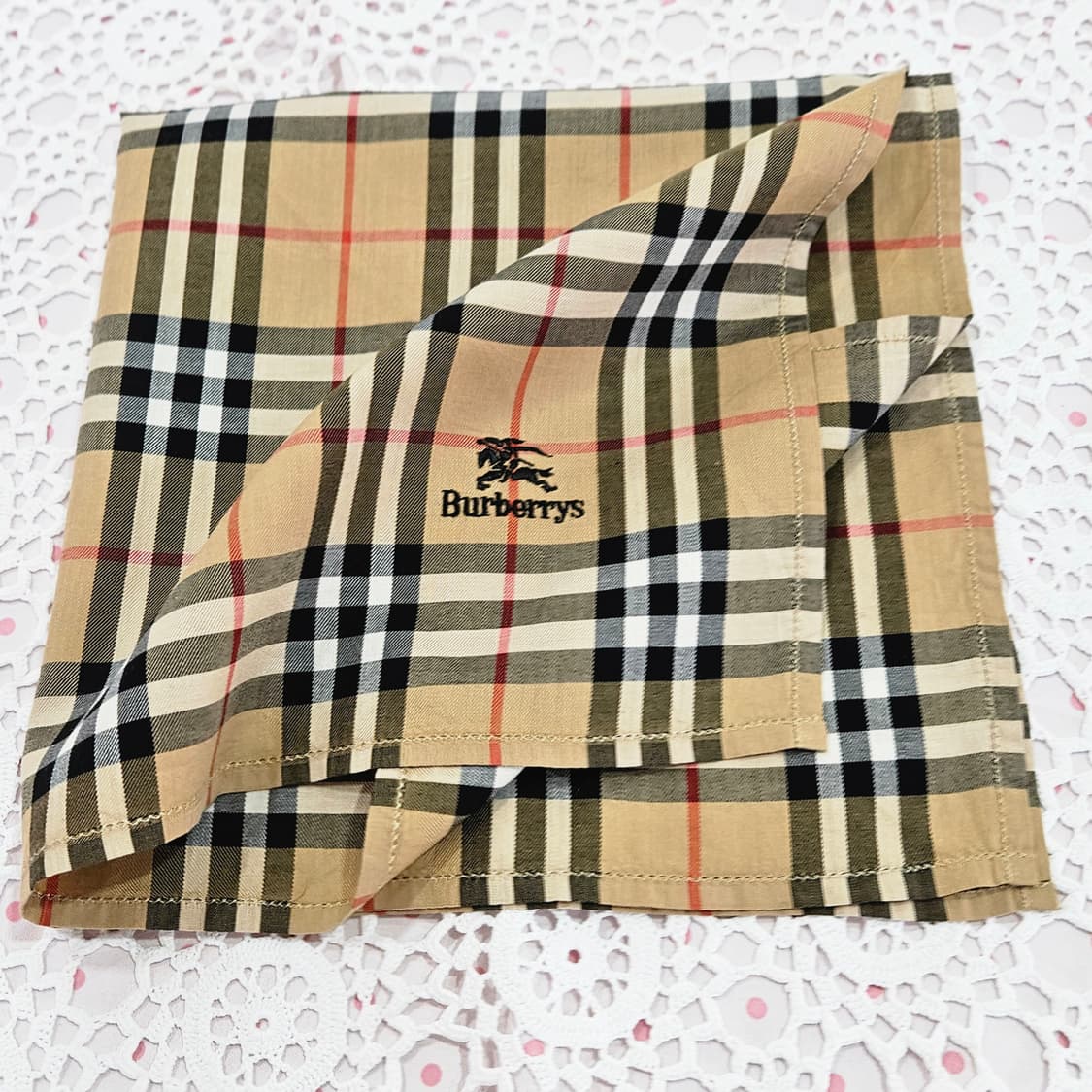 버버리 클래식 노바체크 빈티지손수건 상품이미지3