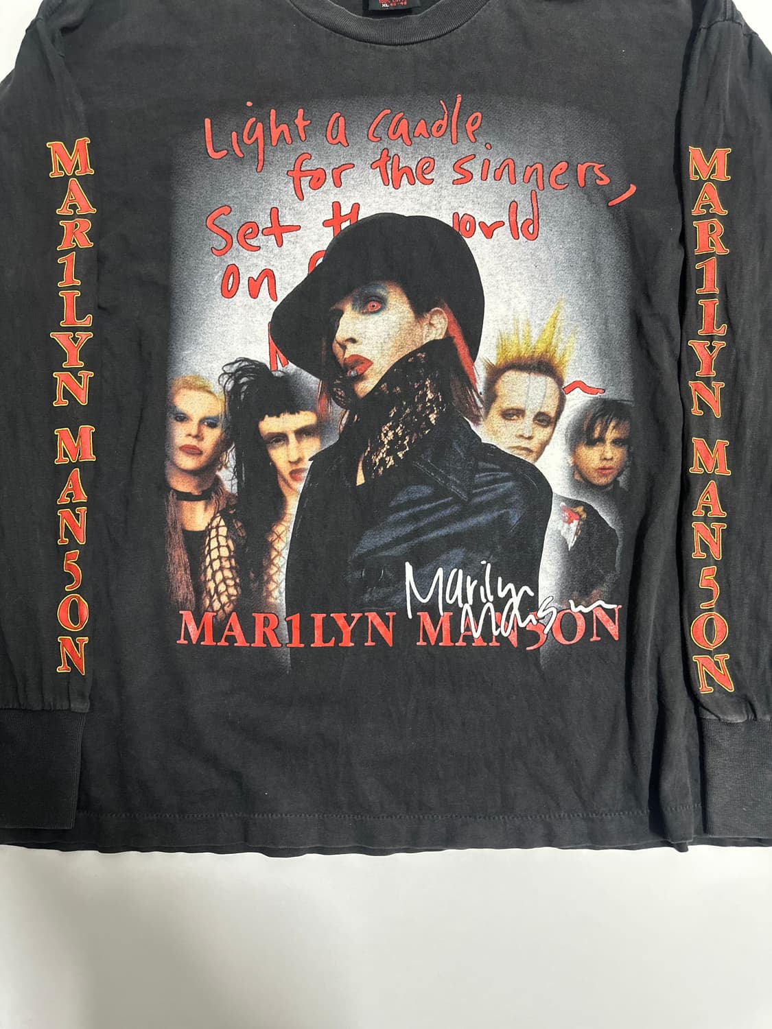 90s 마릴린맨슨 롱 슬리브 상품이미지4