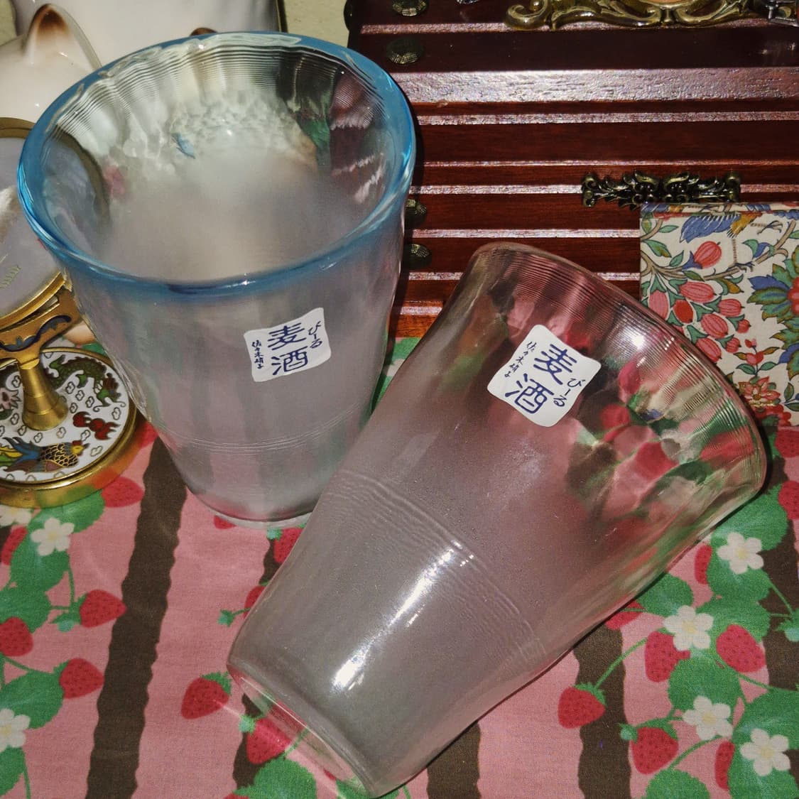 90s 사사키 핸드블로운 아이스 텀블러 2p 세트 상품이미지7