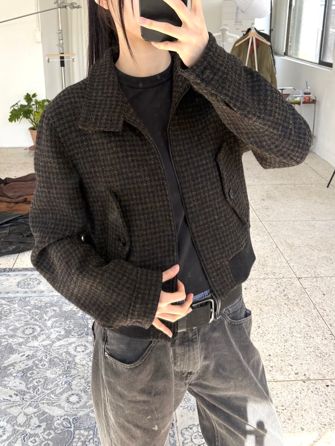 Acne Studios 해리스 트위드 자켓 상품이미지5