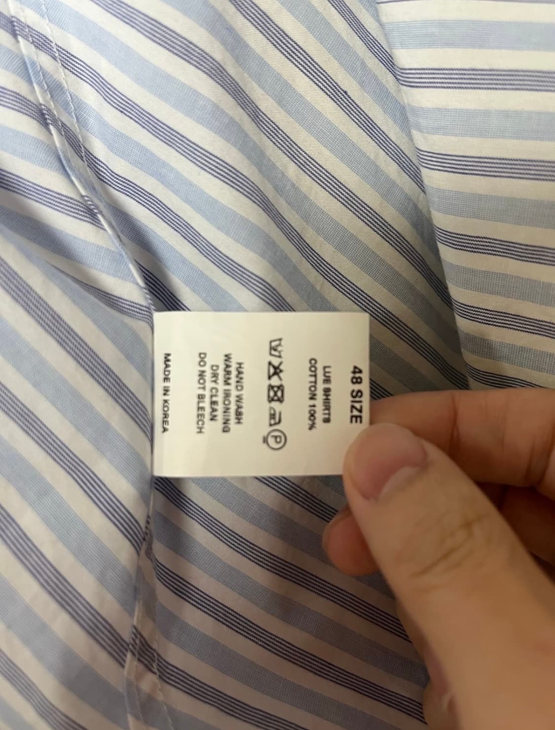 Aieul 스트라이프 셔츠 48 사이즈 상품이미지5