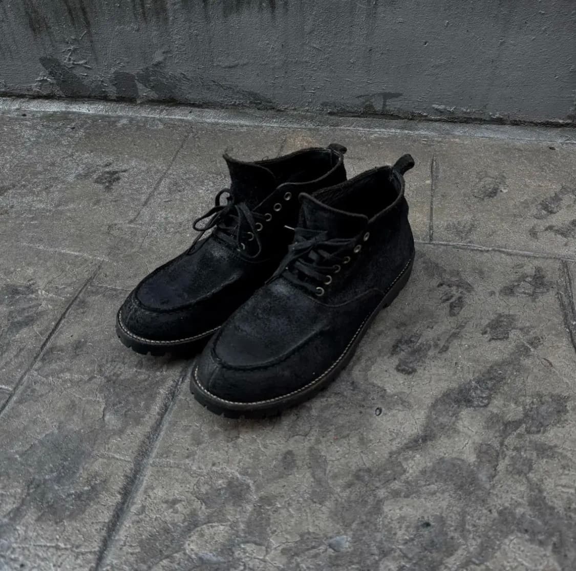 꼼데가르송 옴므 번아웃 스웨이드 6홀 부츠 상품이미지2