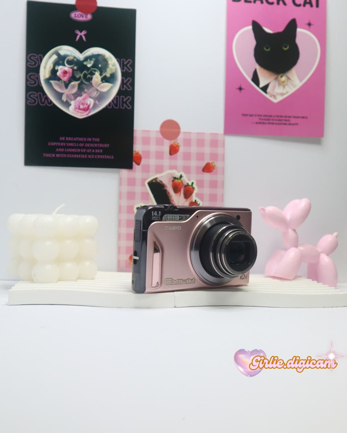 츄디카+베이비핑크!) 카시오 엑슬림 EX-H15 상품이미지2