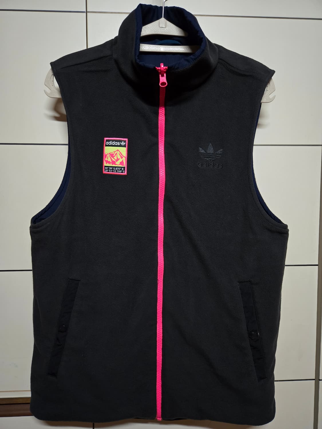 아디다스 리버시블 멀티컬러 후리스 조끼집업 상품이미지6