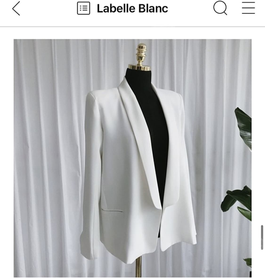 라벨르블랑 르네드레스 + 자켓  새상품 상품이미지6