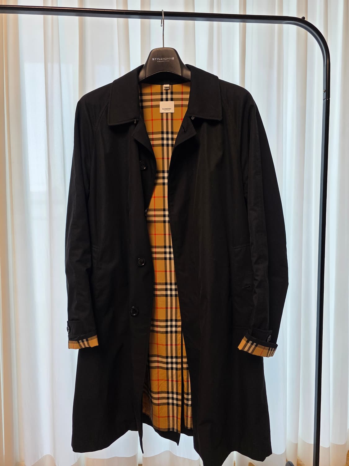 버버리 캠든 카코트 블랙 52사이즈 상품이미지1