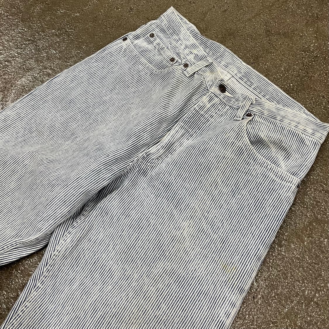 80s Levis550 히코리 데님 팬츠 (31”) 상품이미지4