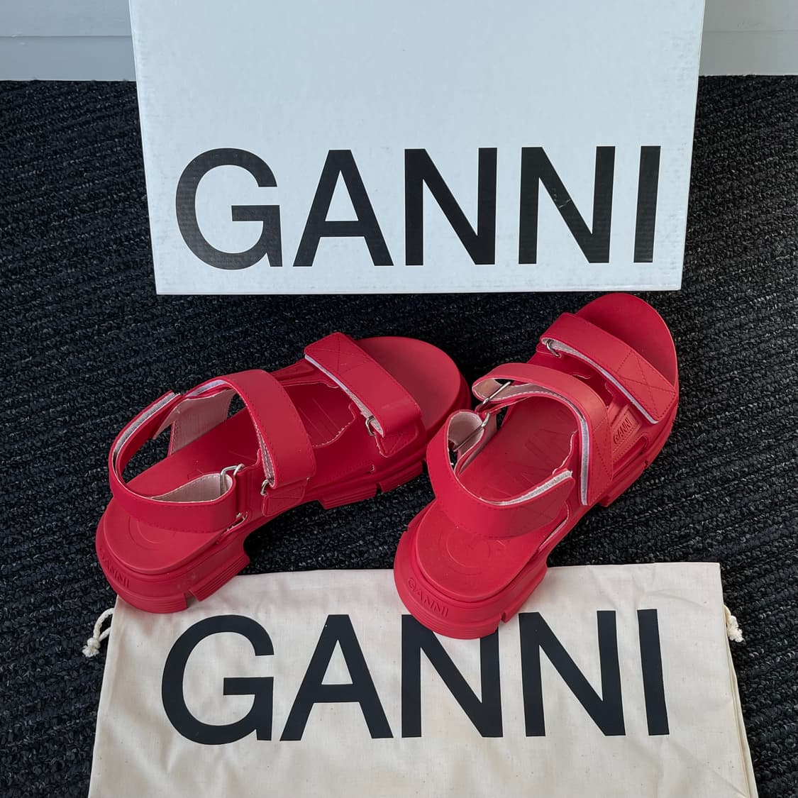 새상품💎 가니 GANNI 방수샌들 EU37 EU38 상품이미지3