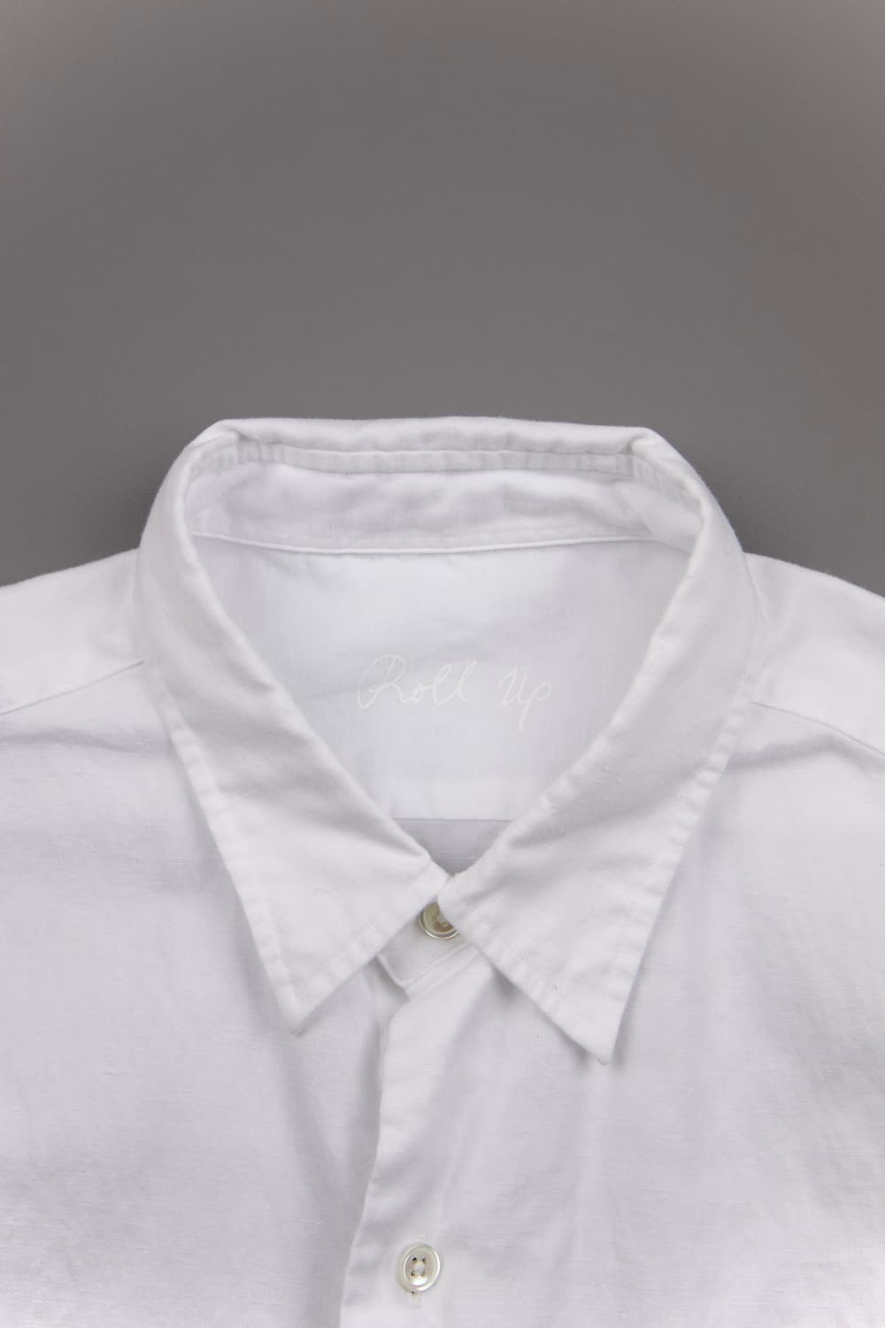 Porter Classic X Alumo 롤업 코튼린넨 셔츠 화이트 상품이미지3