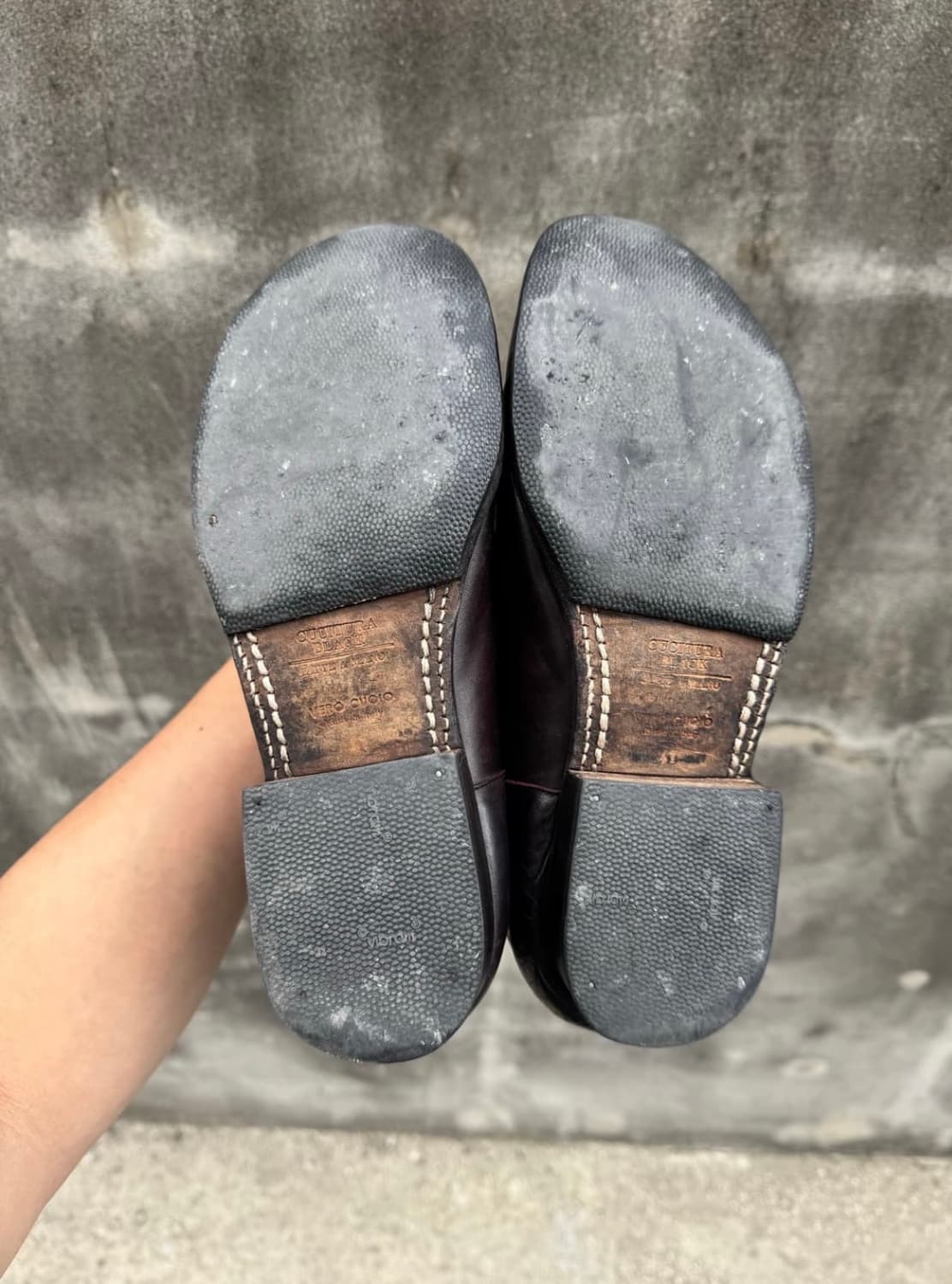 10sei0otto back zip leather boots 상품이미지5