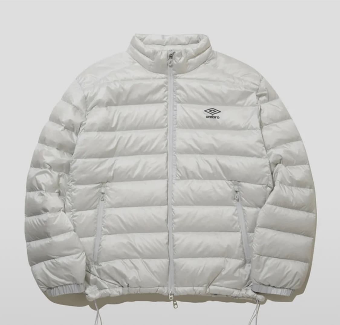 엄브로 페더플렉스 경량 스탠넥 다운 자켓 화이트 상품이미지1