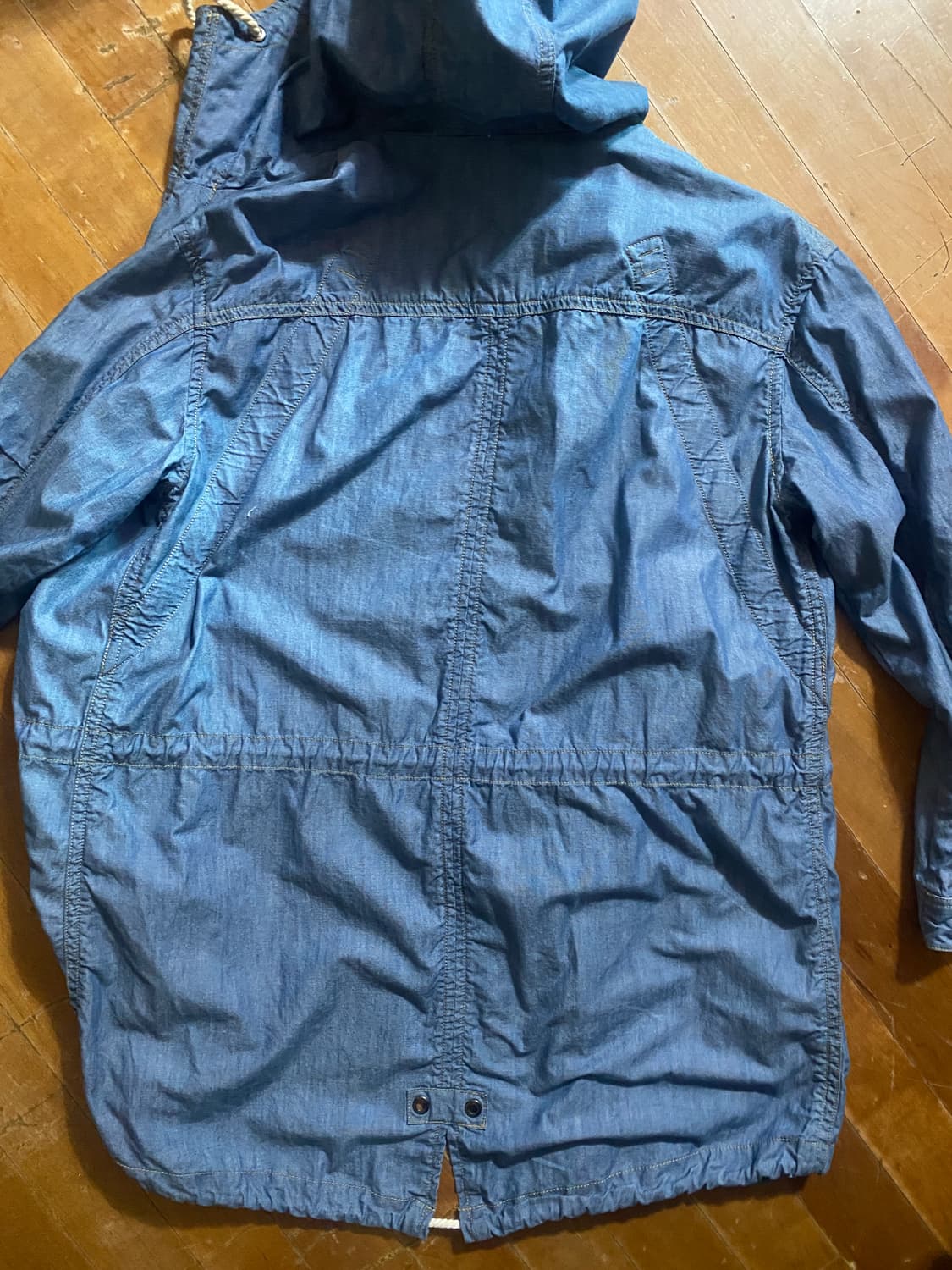 (새상품)STAFF 후드 데님 자켓 XL (105) 상품이미지7