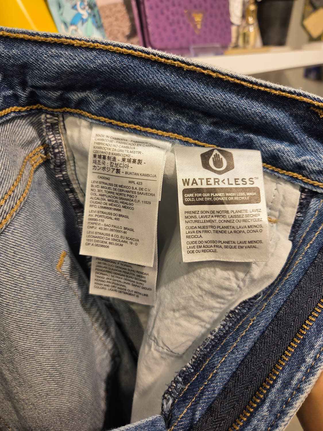 리바이스 데님 스커트 청 스커트 상품이미지7