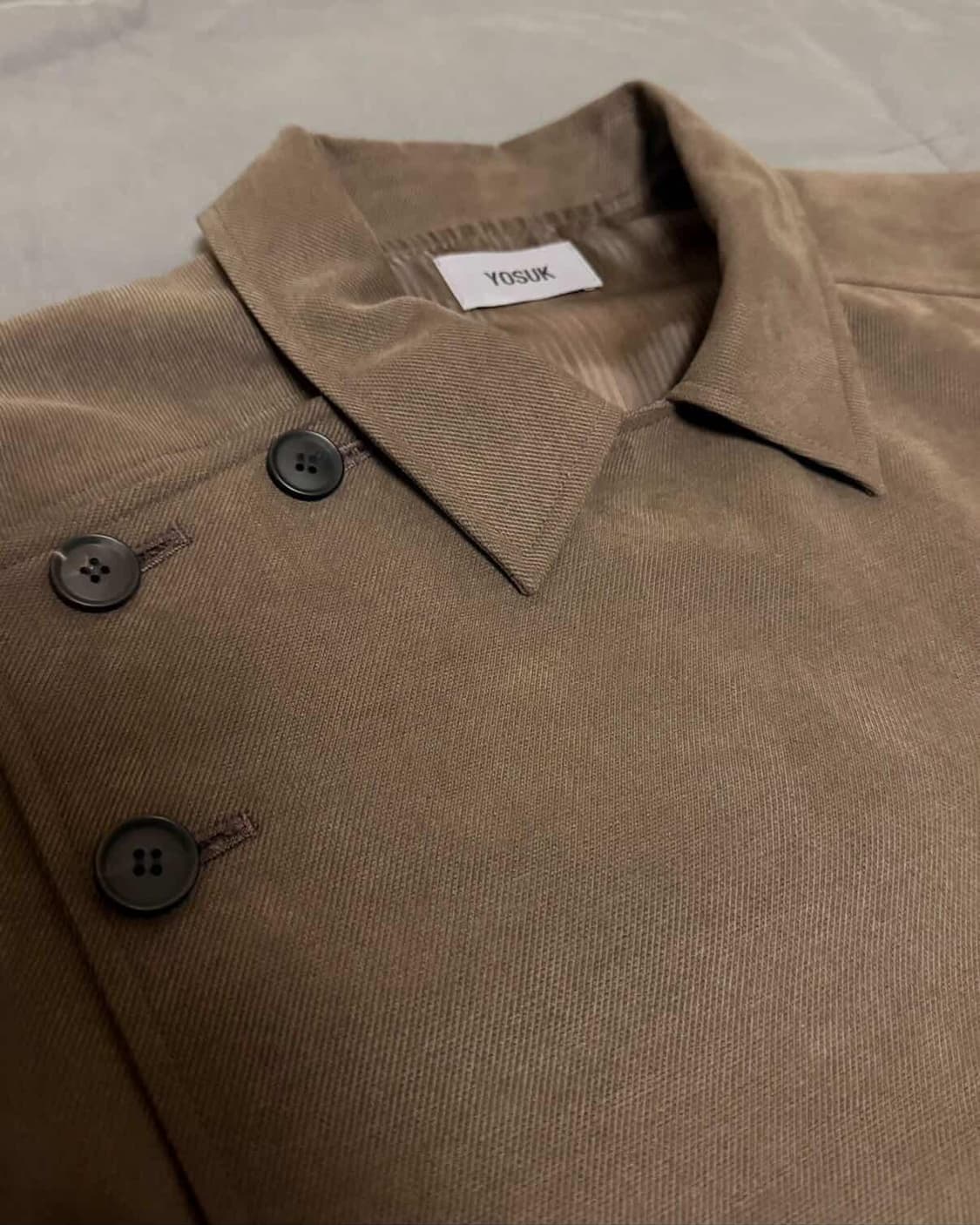 요석 레이어드 자켓 브라운 1 상품이미지2