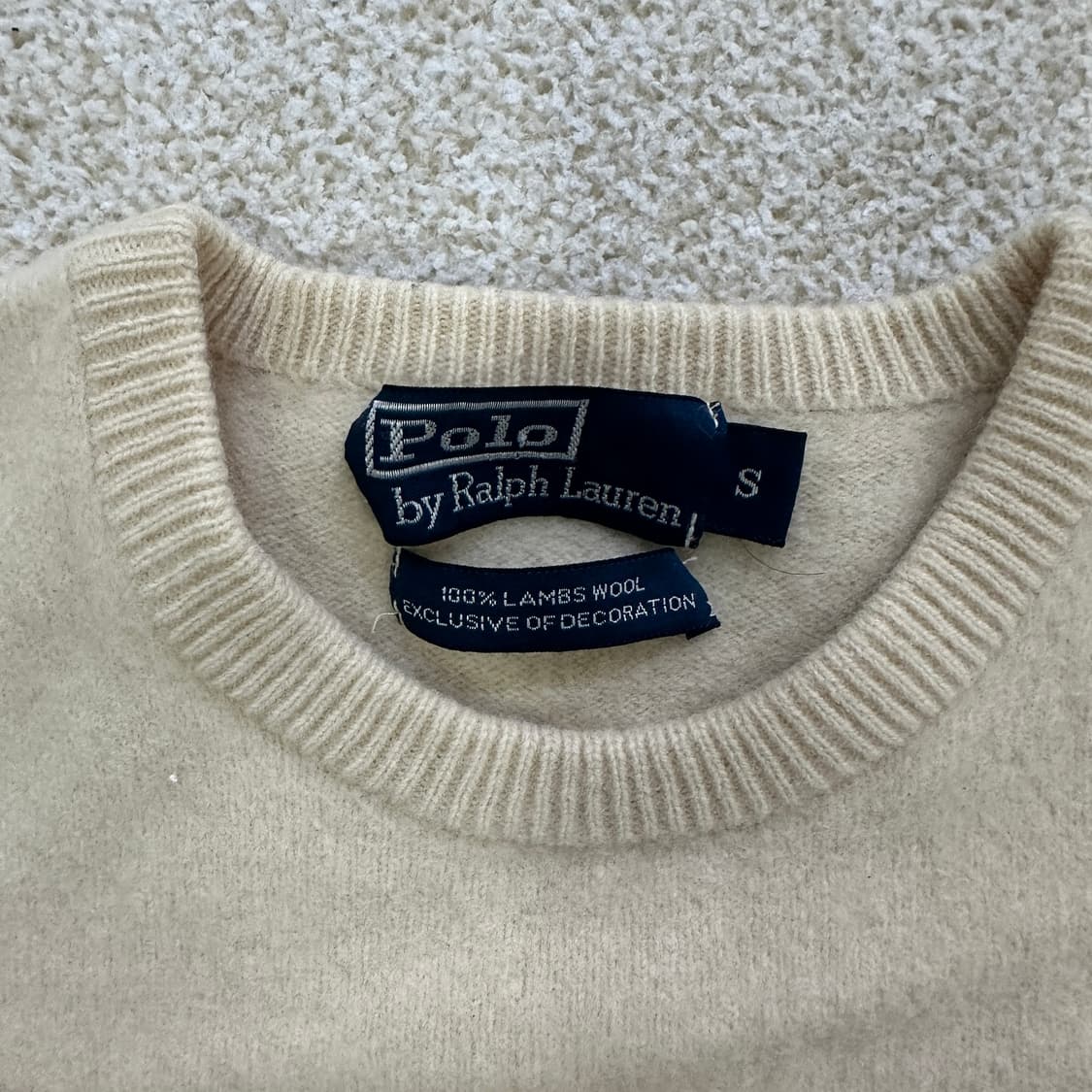 S 폴로 랄프로렌 울 니트 스웨터 0317D 상품이미지3