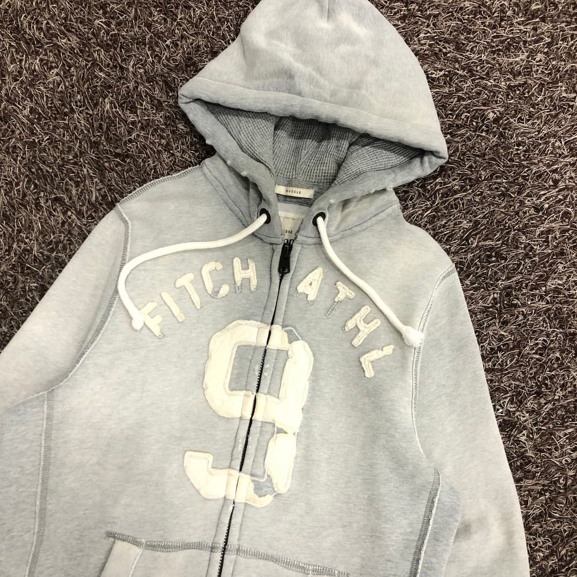 아베크롬비 회색 후드집업 상품이미지2