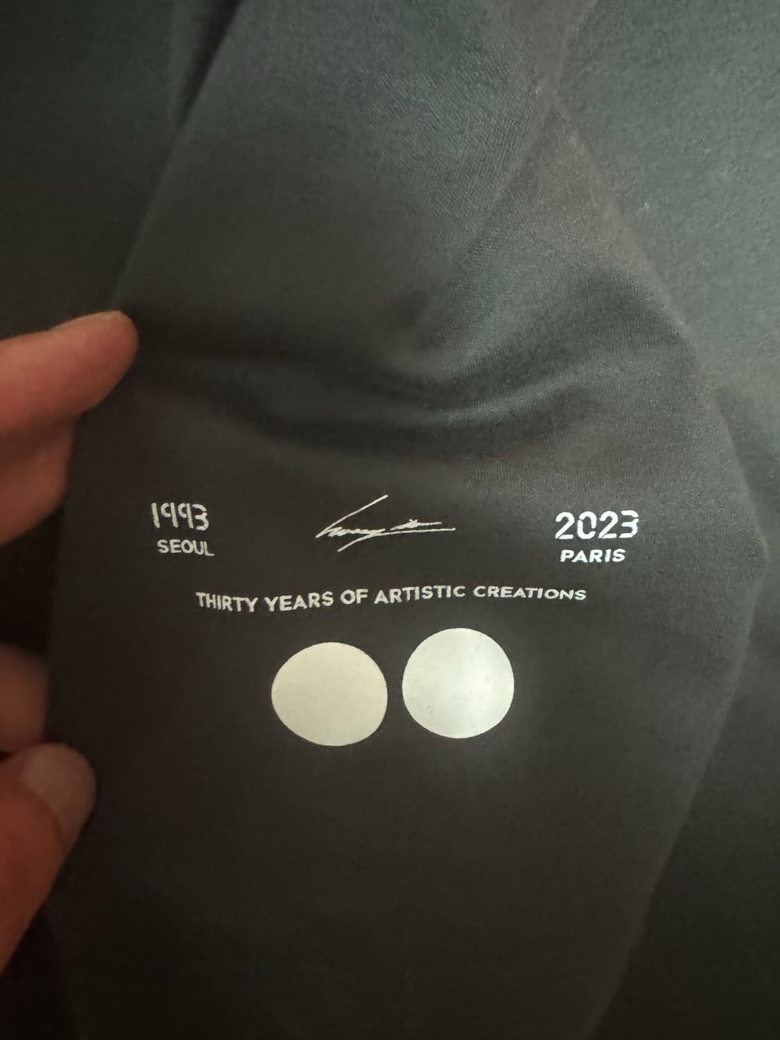 송지오 긴팔 티셔츠 블랙(사이즈 105) 상품이미지3