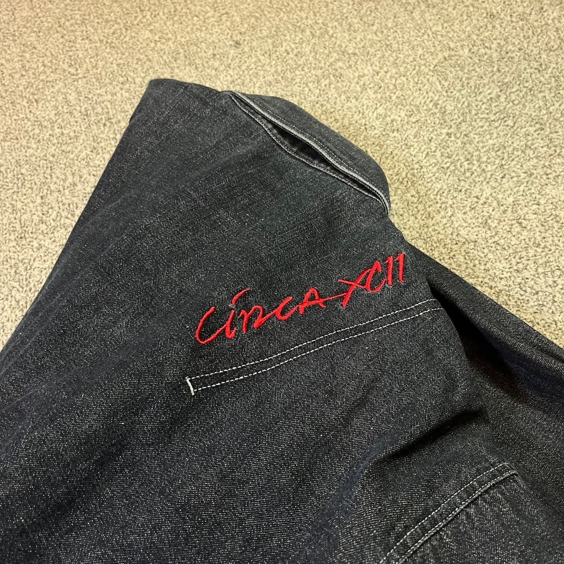 후부 데님 셔츠 상품이미지3