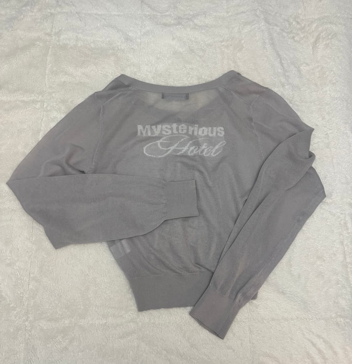 더미스테리어스호텔 시스루 가디건 상품이미지8