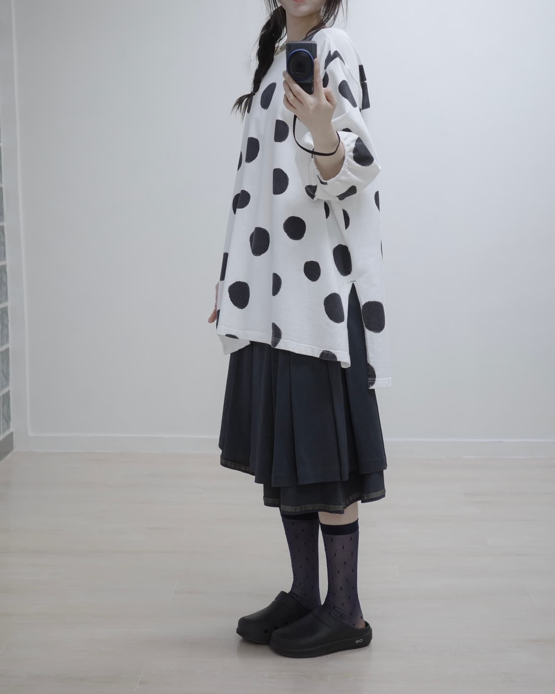 le colis cotton dot one-piece 상품이미지2