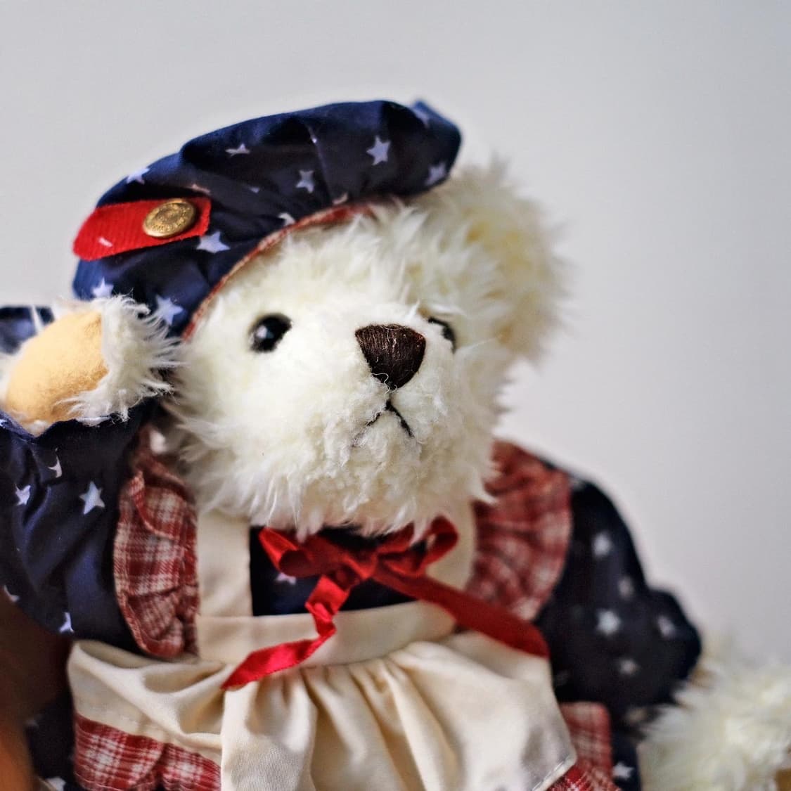 빈티지 테디베어 브라스 버튼 걸스카우트 베어 곰돌이인형 상품이미지10