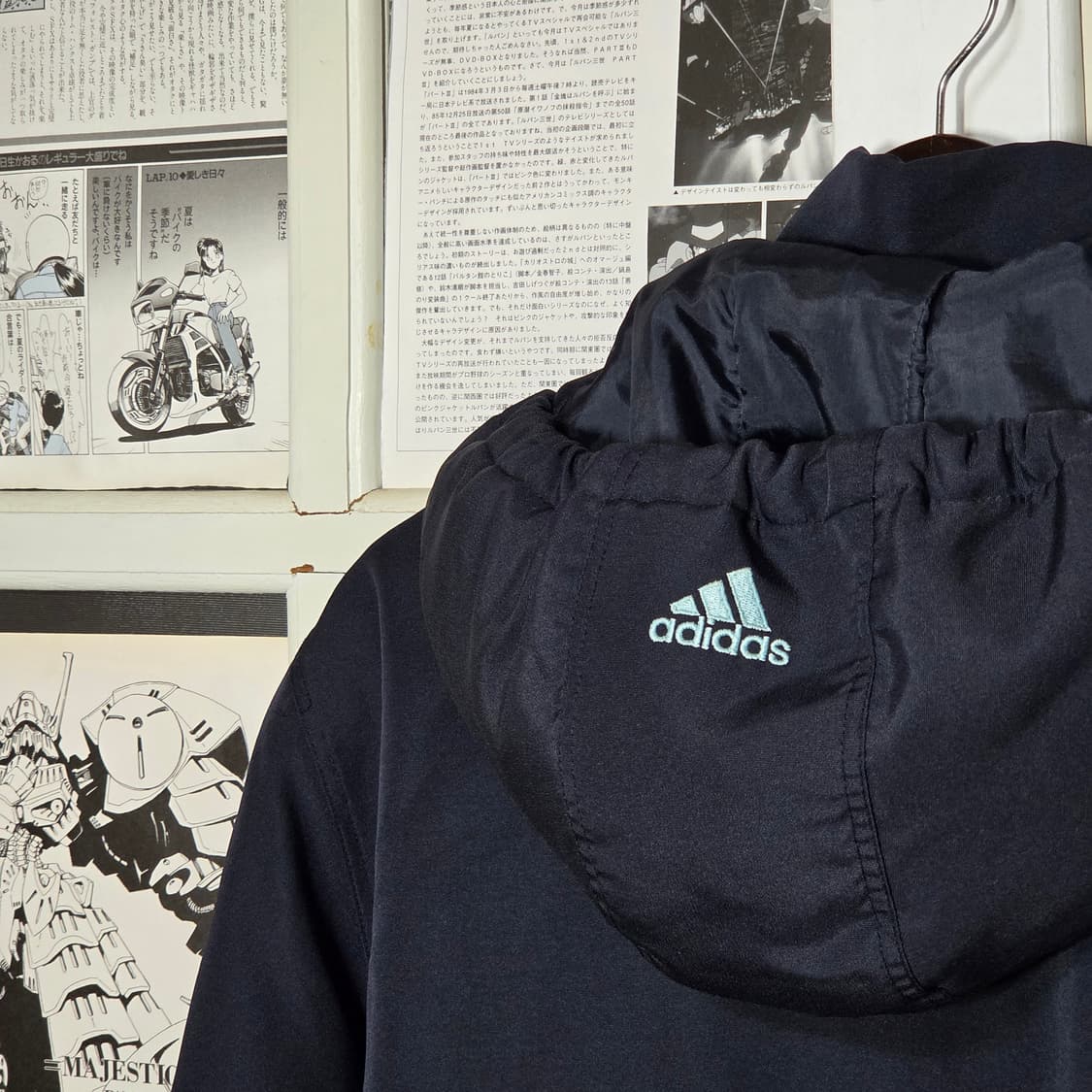 아디다스 올드스쿨 네이비 블루 패디드 점퍼 상품이미지7