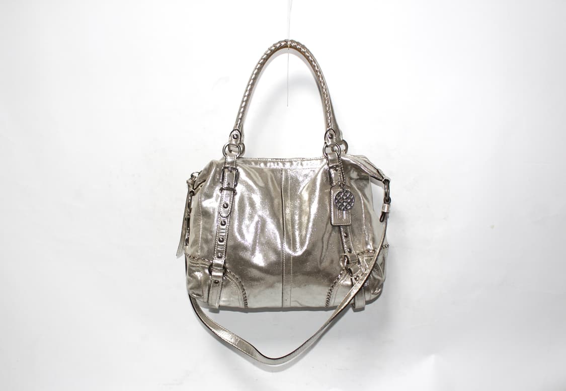 2000s COACH 코치 메탈릭 2WAY백 상품이미지2