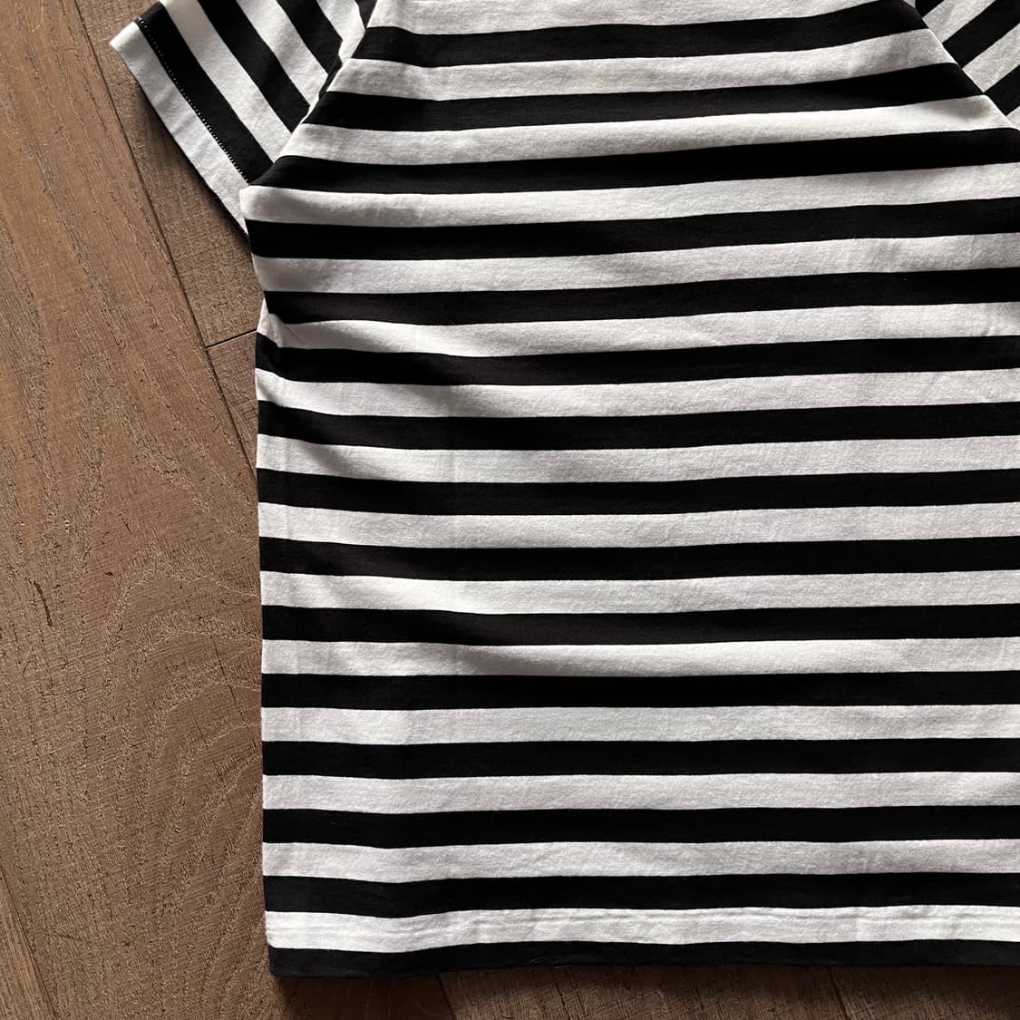 Velour Pattern Stripe Half T 상품이미지8