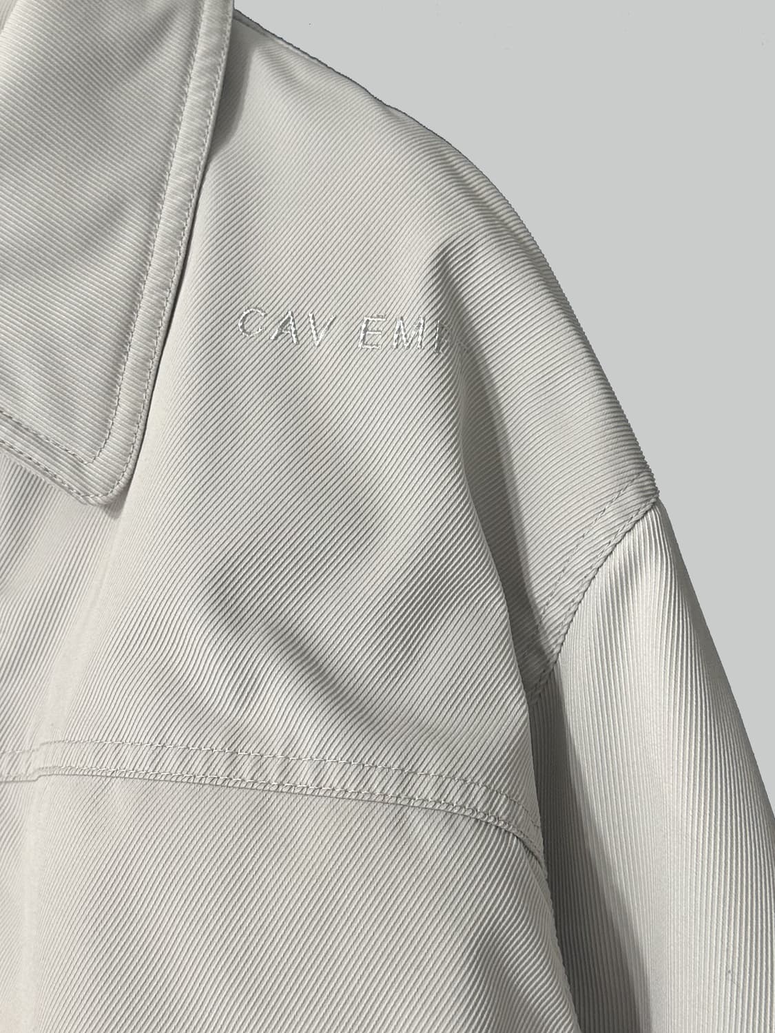 카브엠트 퀼팅 파카 라이트 그레이 상품이미지3