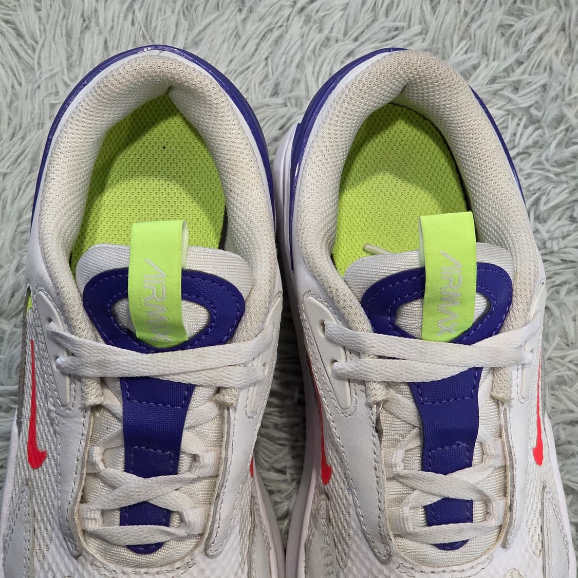 5q-16:나이키 에어맥스 CW1626103 화이트네온 (22.5cm) 상품이미지6