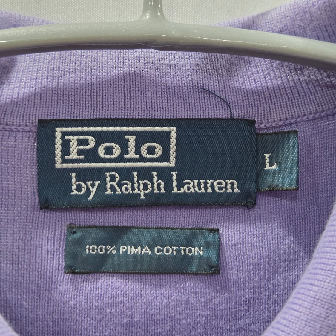 폴로랄프로렌 피마코튼 카라 니트 L 상품이미지3