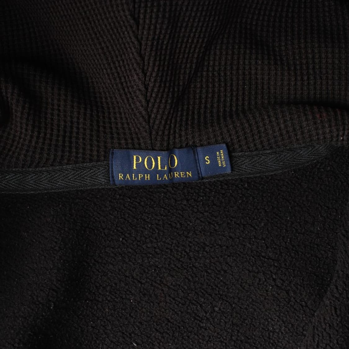 폴로 랄프로렌 기모 후드집업 블랙 S 상품이미지6