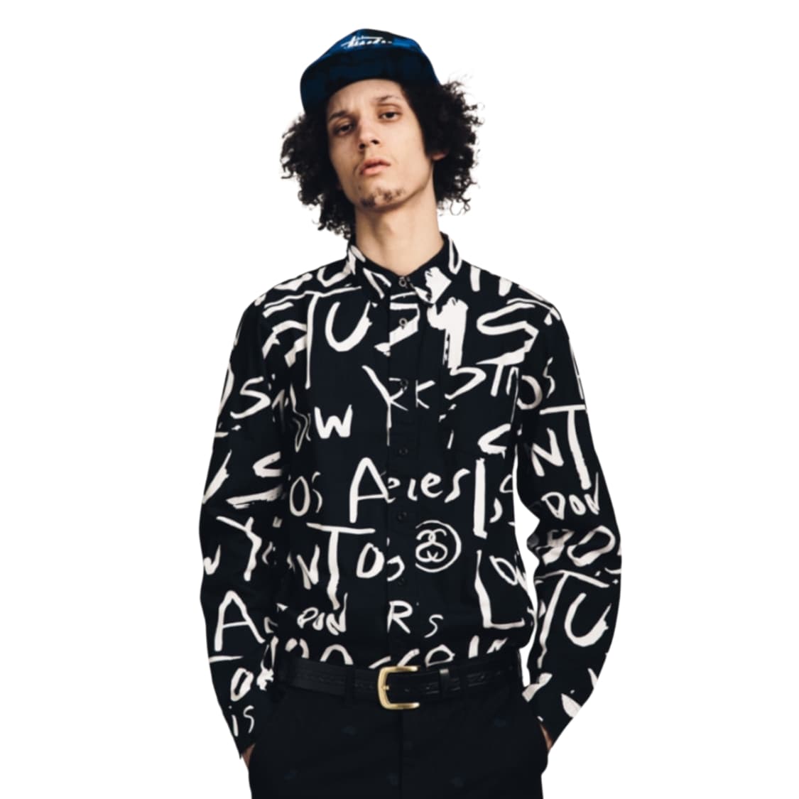 [희귀템🔥]14fw 스투시 월드투어 레터링 블랙 셔츠 상품이미지8