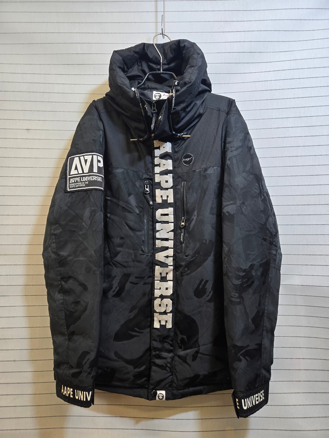 베이프 카모 후드패딩  상품이미지1