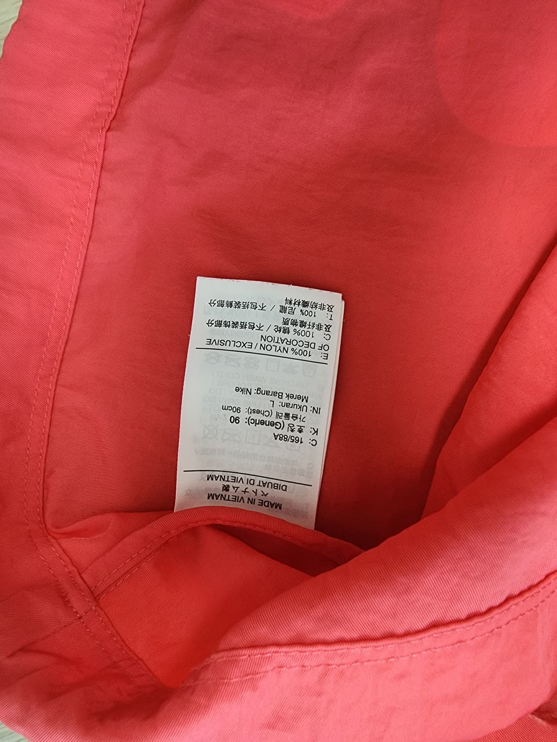 나이키 에어 크롭 셔츠 자켓 핑크 상품이미지4