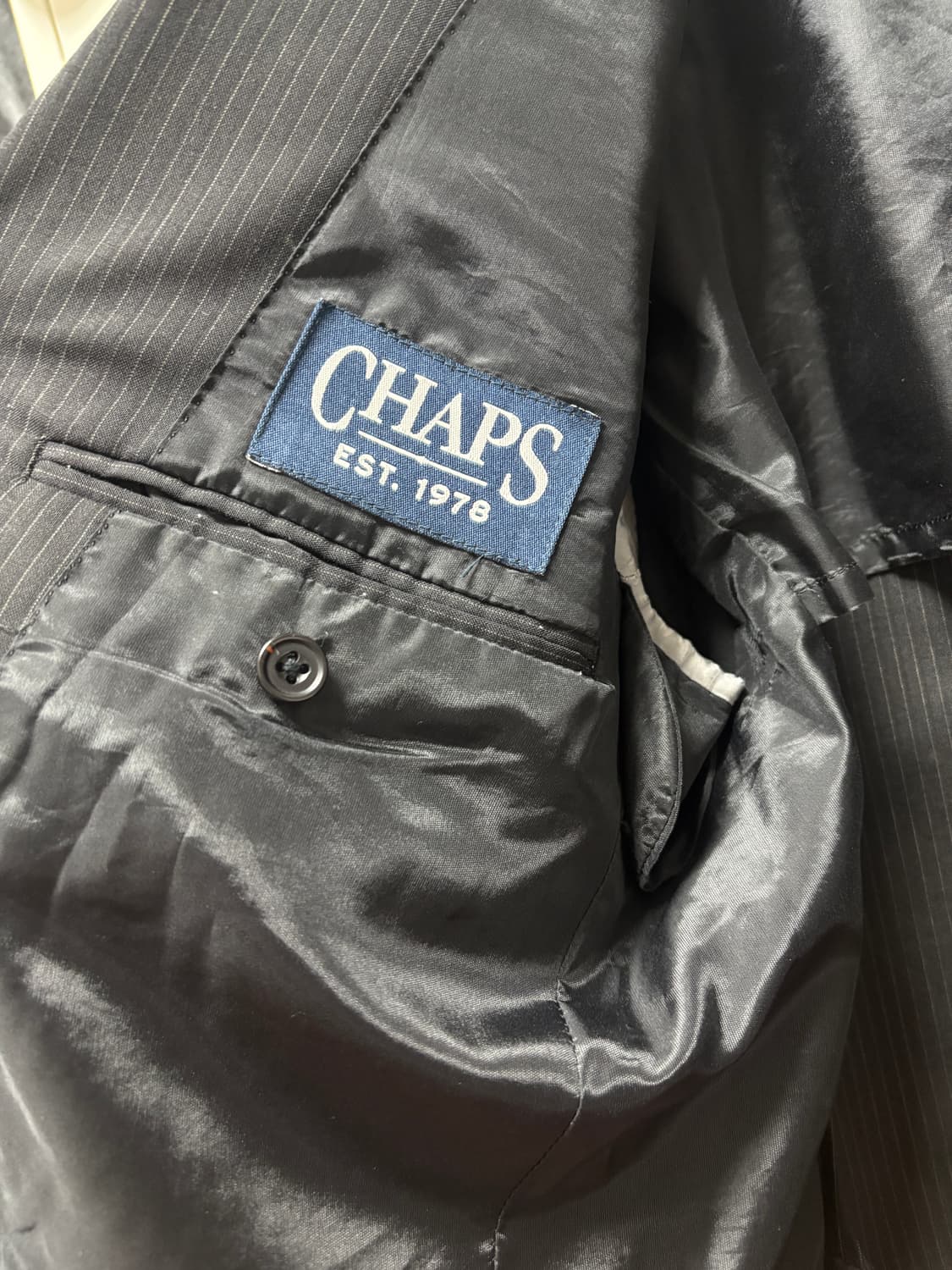 랄프로렌 chaps 블랙 스트라이프 블레이저 상품이미지5