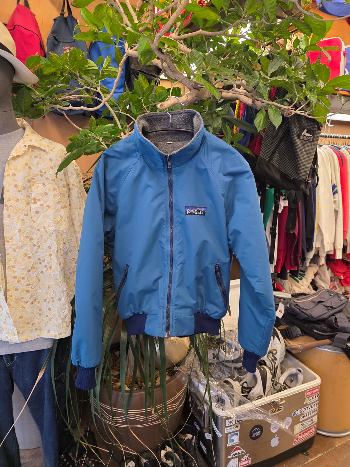 Z-539 파타고니아 신칠라 쉘드 봄버 자켓 80s 상품이미지1