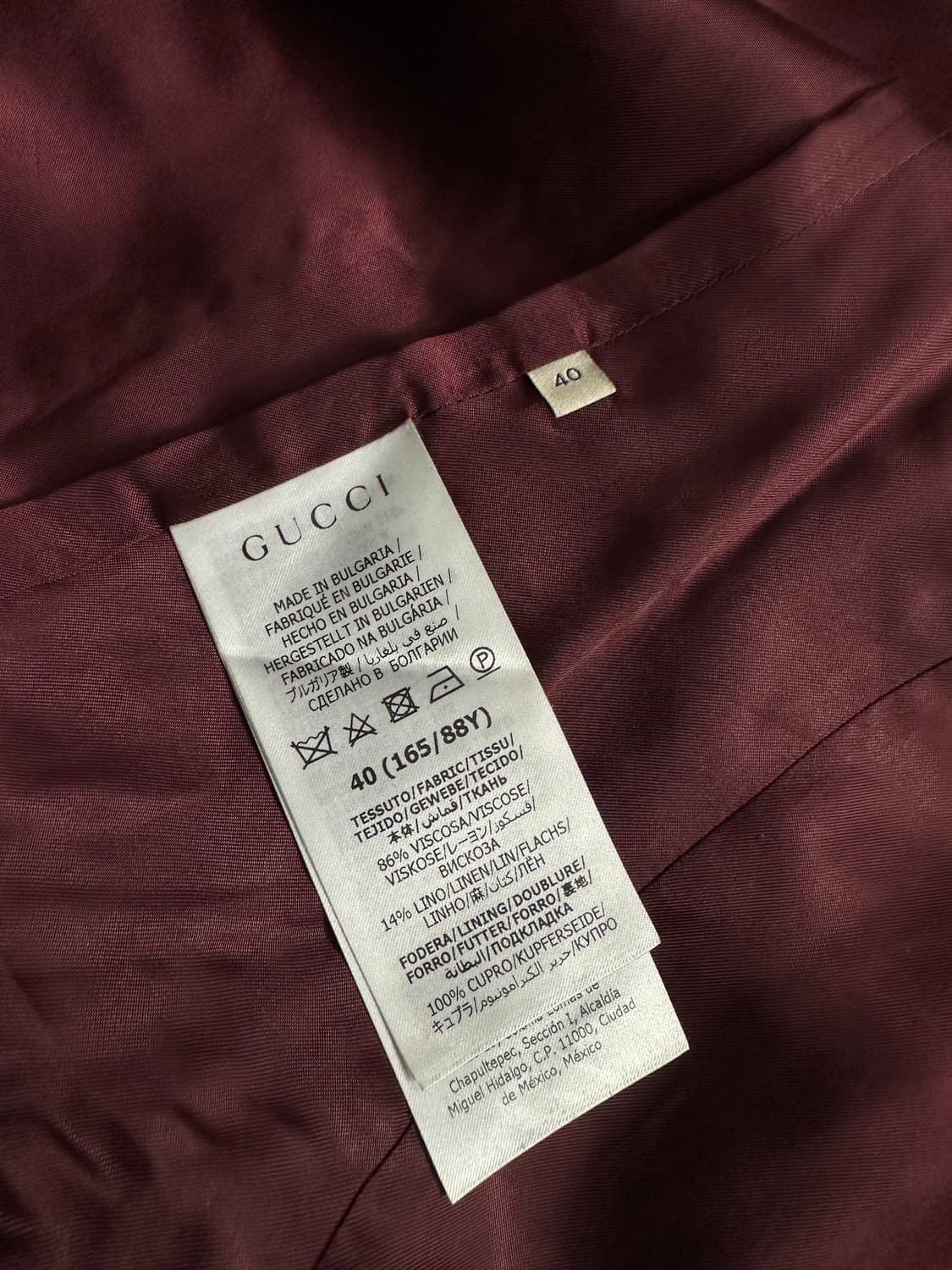 구찌 자켓 라운드넥 노카라 유니폼 상품이미지7