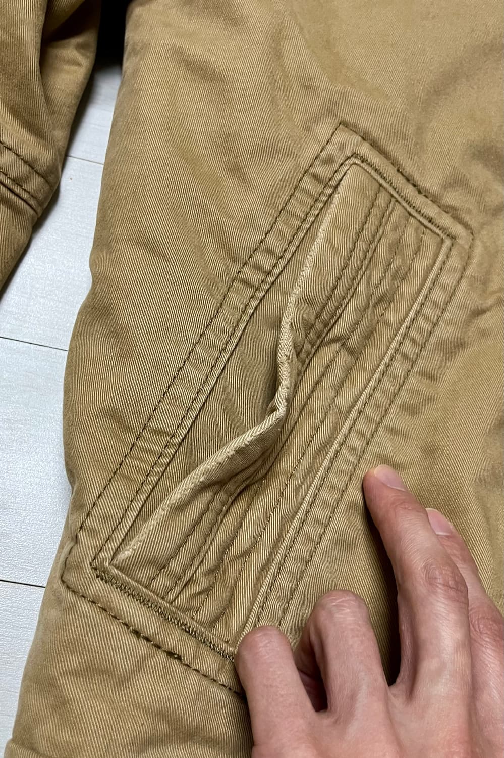 아베크롬비 아디론댁 자켓 베이지 M 상품이미지8