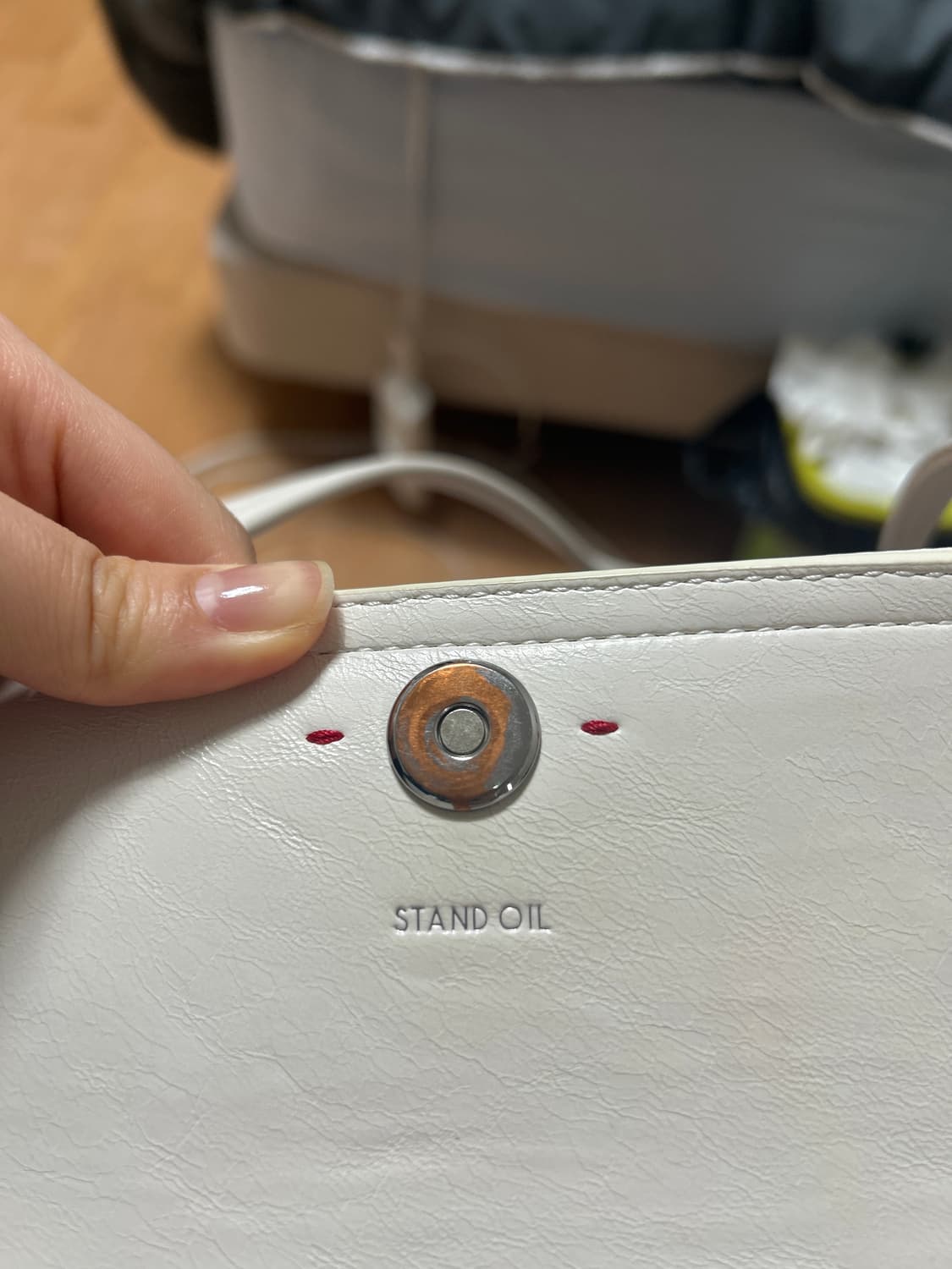 오블롱백 크림 상품이미지4