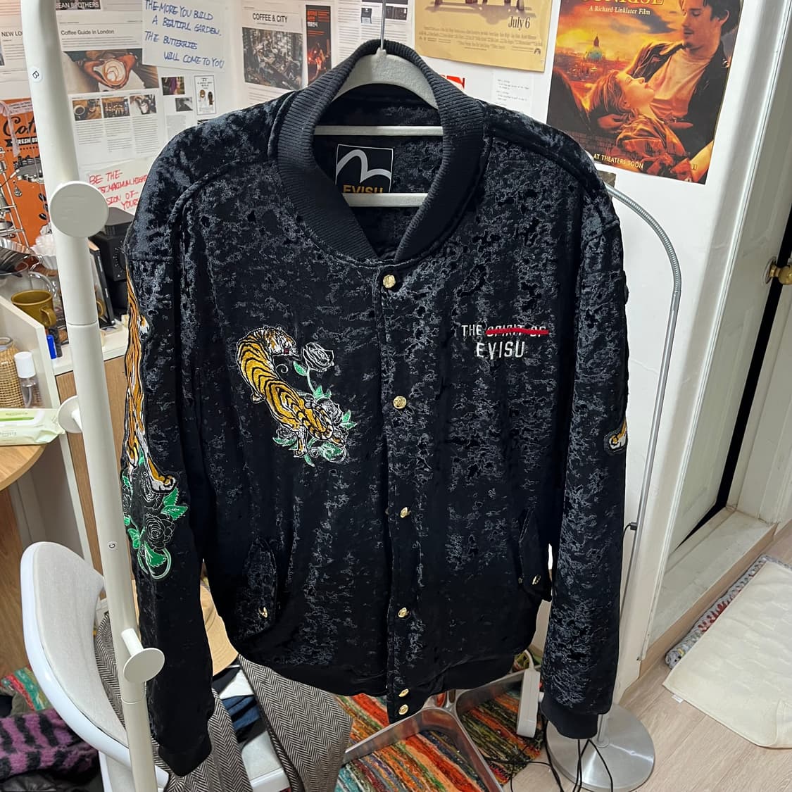 [L size] 에비수 블랙 벨벳 스카잔  상품이미지1