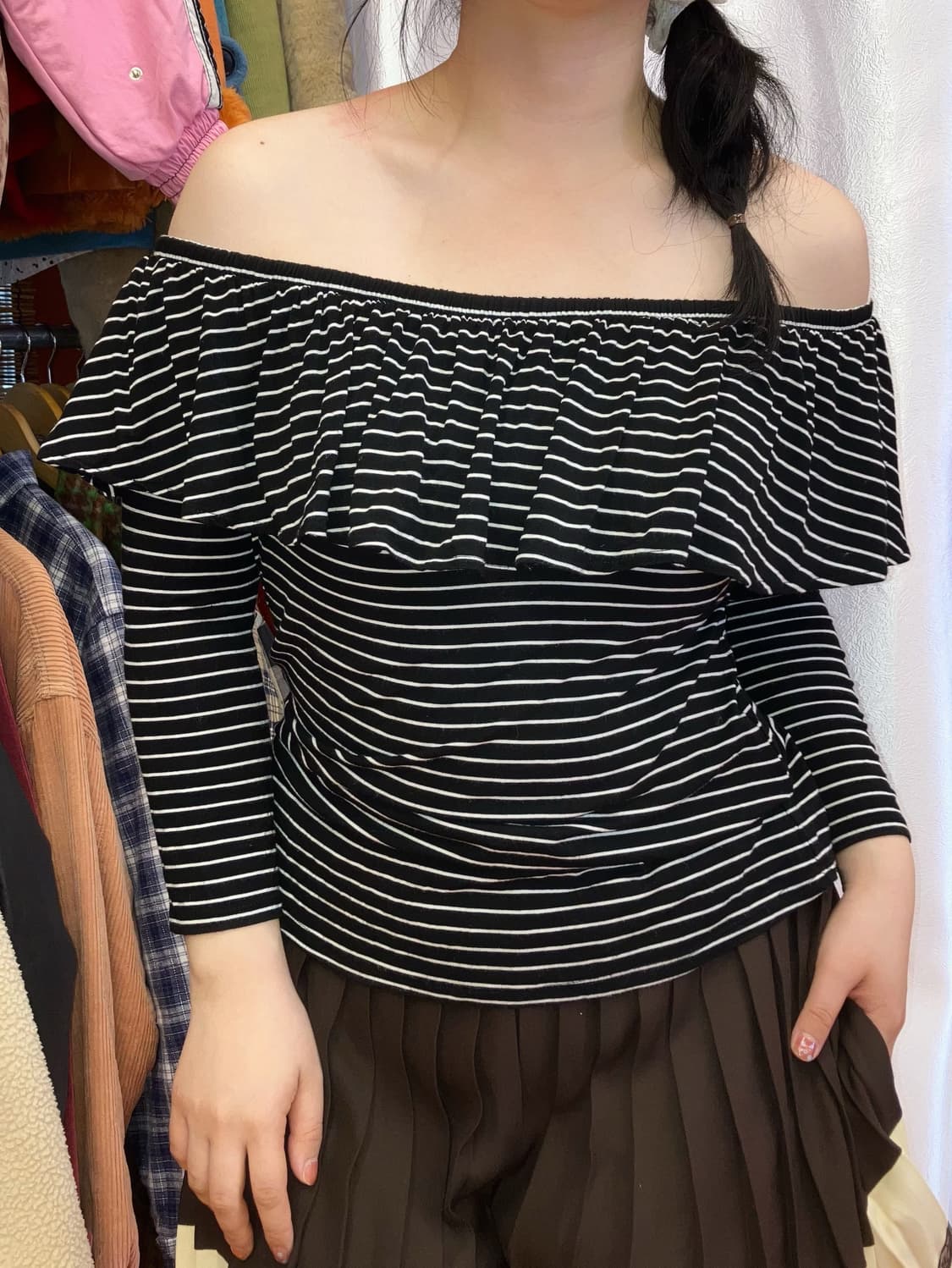 아메리칸이글 오프숄더 티셔츠 상품이미지1