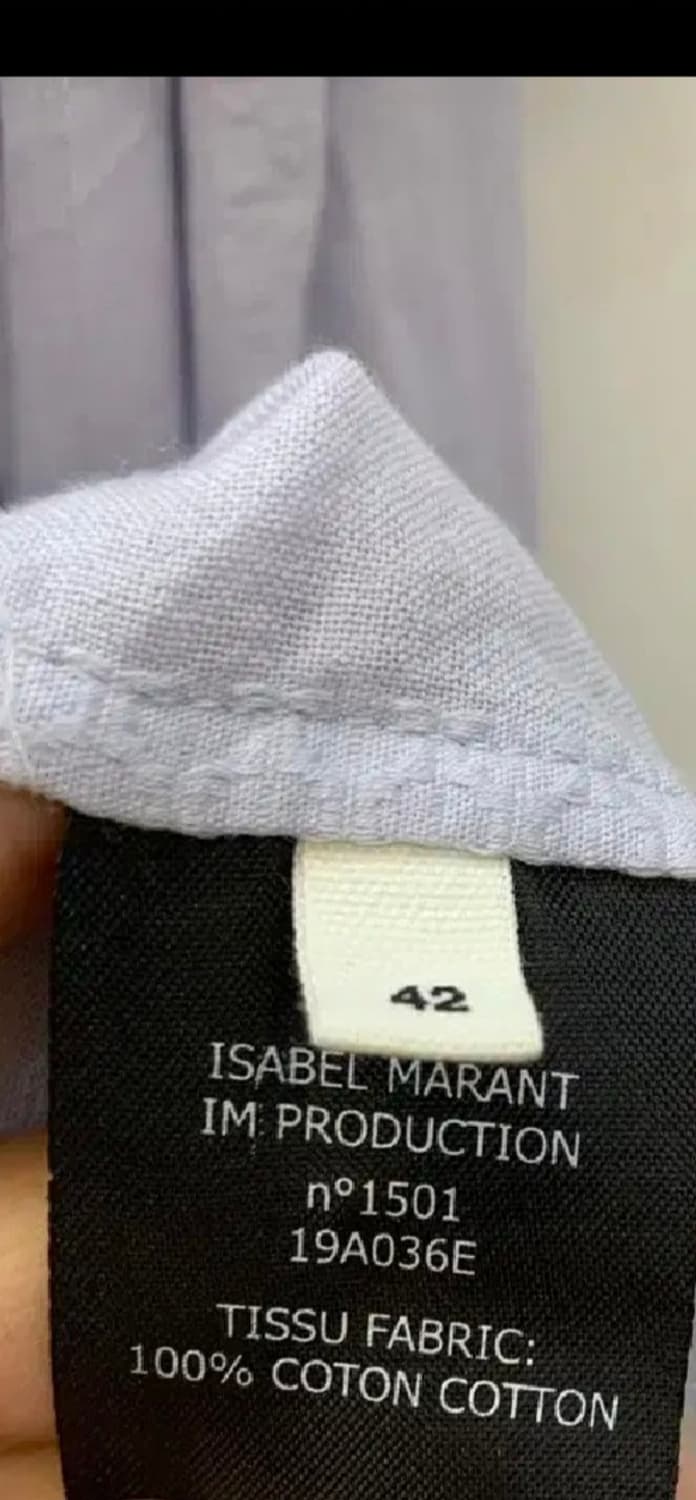 이자벨마랑 원피스 (라이트블루 색상) 상품이미지6