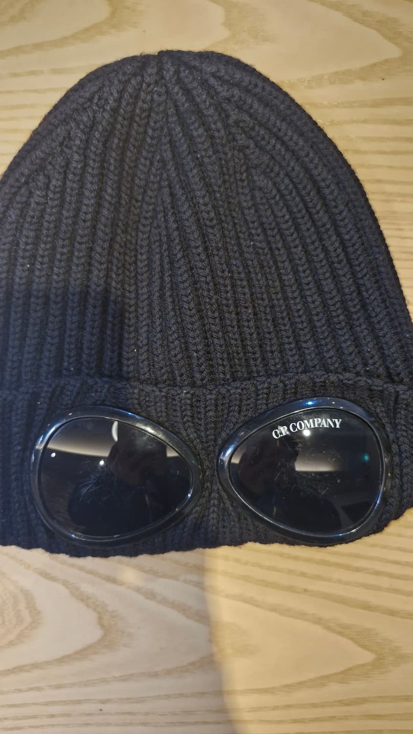 cp컴퍼니 고글 비니 블랙 상품이미지1