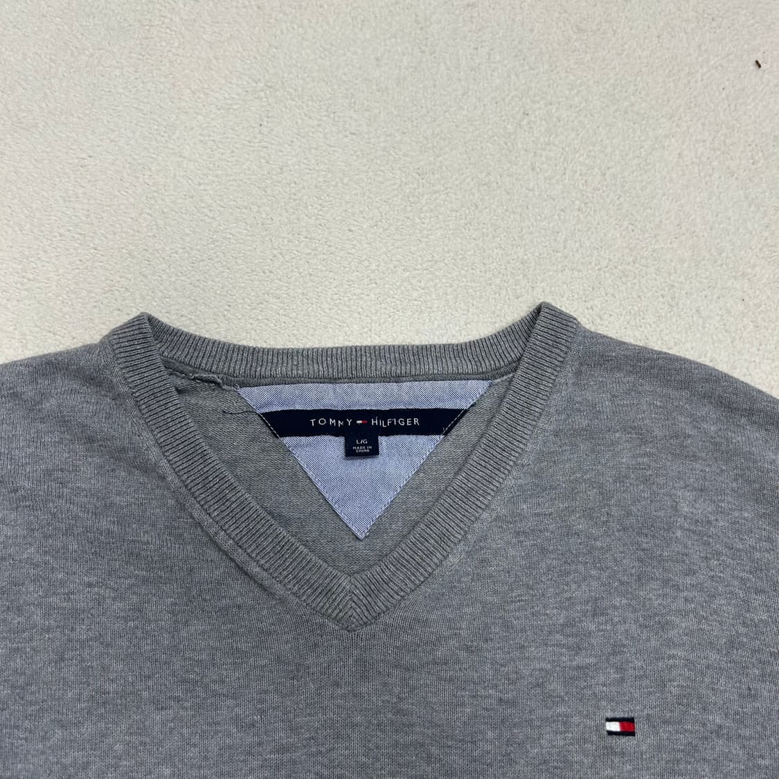 Tommy Hilfiger grey knit 상품이미지6