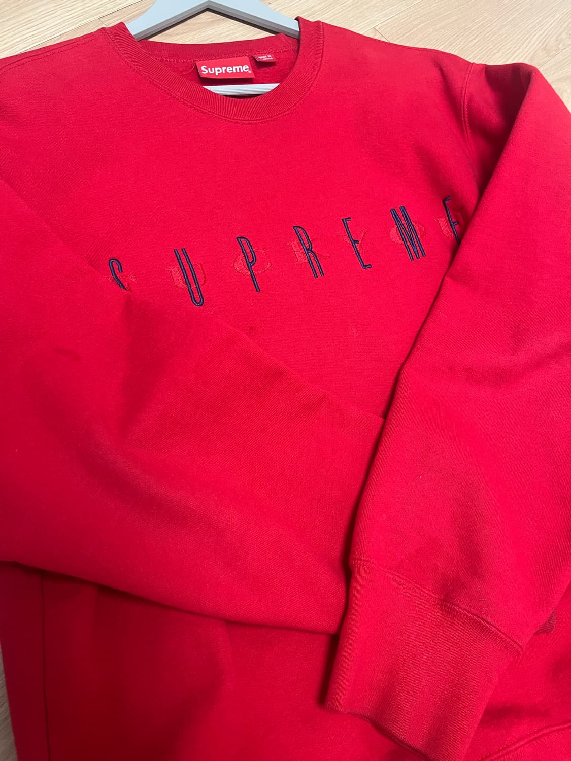 슈프림 19F/W  Fuck You 크루넥 레드 M 상품이미지8